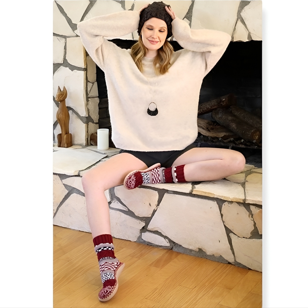Nordic Slipper Sock Boots - Picture 2 of 4